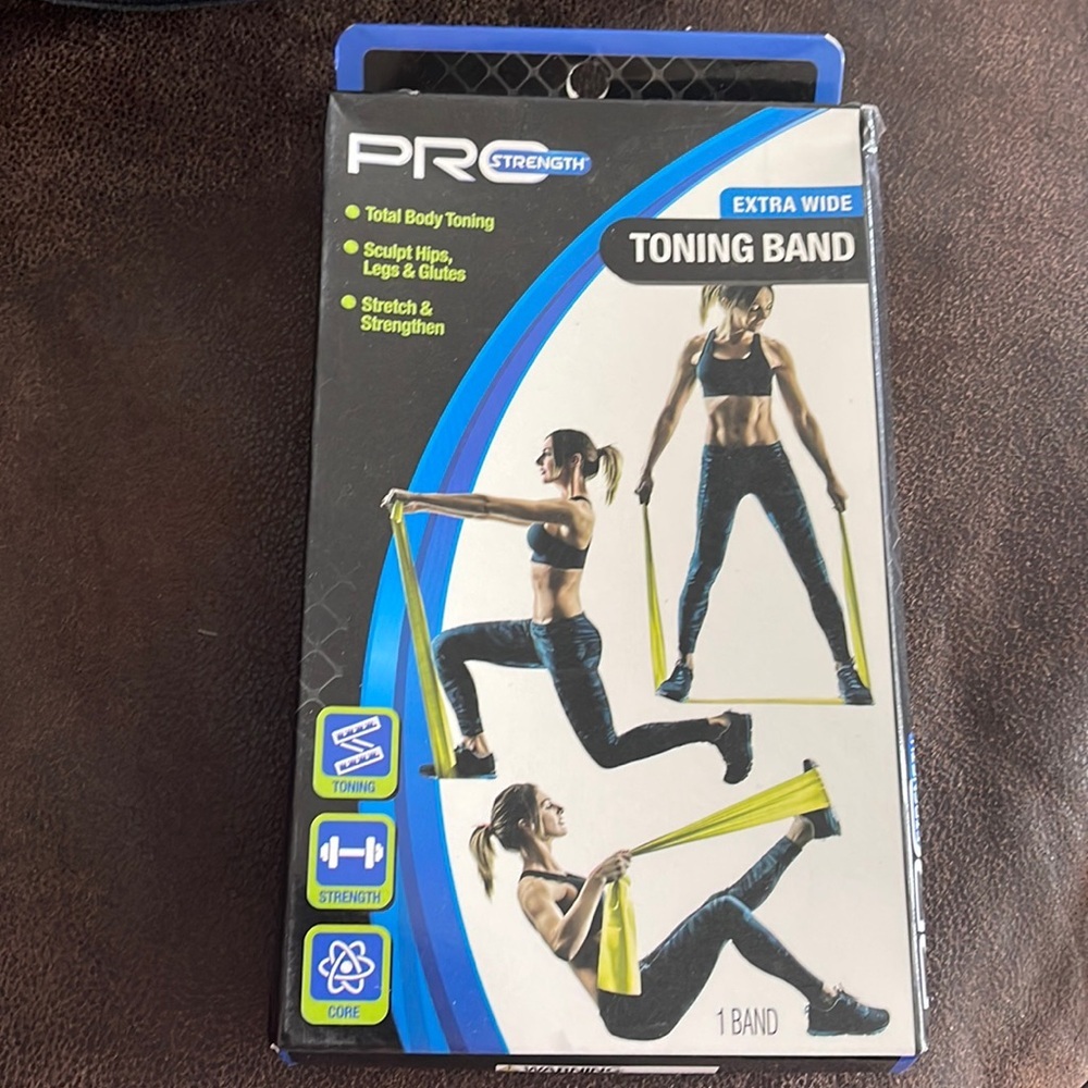 New Pro strength extra wide toning band